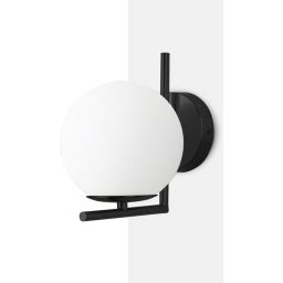Abruzzo Milano kinkiet 1x20 W biały-czarny ABR-KMR-B