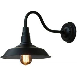 Abruzzo Retro kinkiet 1x20 W czarny ABR-KRI-E27-B