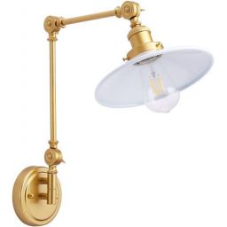 Abruzzo Retro kinkiet 1x20 W biały-złoty ABR-KRNW-GW