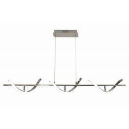 Abruzzo Spirali lampa wisząca 1x30 W chrom ABR-LAZZA-30W