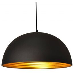 Abruzzo Retro lampa wisząca 1x20 W czarna-złota ABR-LGEO