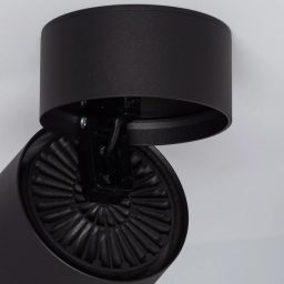 Abruzzo Estetica LED Romeo lampa podsufitowa 1x30 W LED czarny ABR-LPR-30W-C-WW