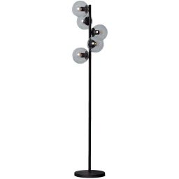 Abruzzo Milano Valle lampa stojąca 5x20W czarny ABR-LPV-5XE27