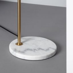 Abruzzo Libro Valentino lampa stojąca 1x40W złoty/marmur ABR-LPV-E27