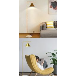 Abruzzo Libro Valentino lampa stojąca 1x40W złoty/marmur ABR-LPV-E27