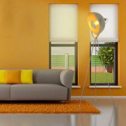 Abruzzo Versali lampa stojąca 1x20 W złota-szara ABR-LPV-G