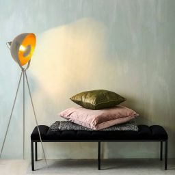 Abruzzo Versali lampa stojąca 1x20 W złota-szara ABR-LPV-G