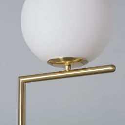 Abruzzo Home lampa stojąca 1x20W złoty/biały ABR-LSHH-E27