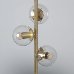 Abruzzo Milano Pugilia lampa stojąca 3x40W złoty ABR-LSP-3XE27