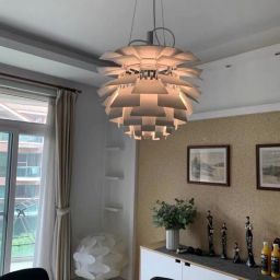 Abruzzo Prospettiva lampa wisząca 1x40 W biała ABR-LW-PRO-70-B