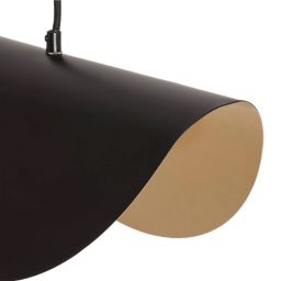 Abruzzo Sessanta lampa wisząca 1x40 W czarna ABR-LW-SES