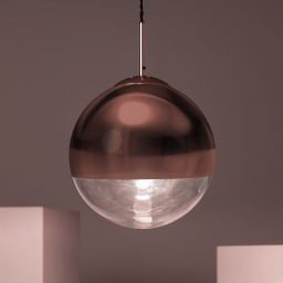 Abruzzo Arteo lampa wisząca 1x40W mosiądz/przezroczysty ABR-LWA-E27