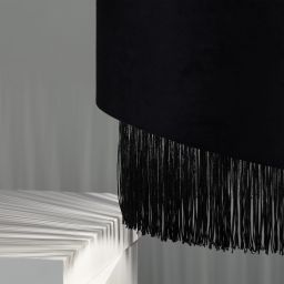 Abruzzo Fonte lampa wisząca 1x40W czarny ABR-LWAF-E27