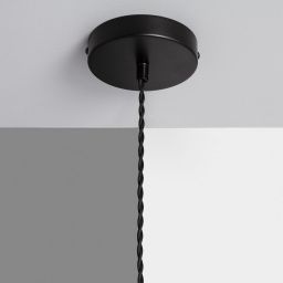 Abruzzo Fonte lampa wisząca 1x40W czarny ABR-LWAF-E27