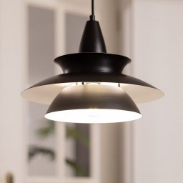 Abruzzo Luppo lampa wisząca 1x20W czarny ABR-LWBL-E27