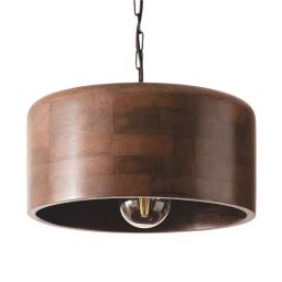 Abruzzo Niche lampa wisząca 1x40 W drewno ABR-LWD-NICH