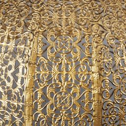 Abruzzo Maestro Emma lampa wisząca 1x40W złoty ABR-LWE-E27