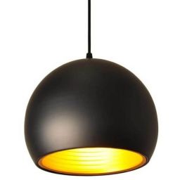 Abruzzo Retro lampa wisząca 1x20 W czarna-złota ABR-LWGEO1