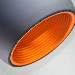 Abruzzo Retro lampa wisząca 1x20 W czarna-złota ABR-LWGEO1