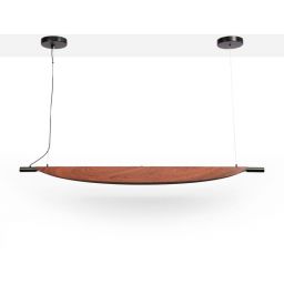 Abruzzo Japanese lampa wisząca 1x28 W czarna-brązowa ABR-LWJ-28W