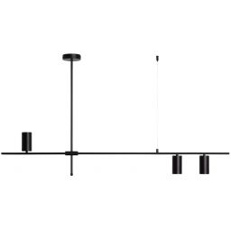 Abruzzo Cazzata lampa wisząca 3x20 W czarna ABR-LWL-CAZZ-B