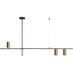 Abruzzo Cazzata lampa wisząca 3x20 W złota ABR-LWL-CAZZ-Z