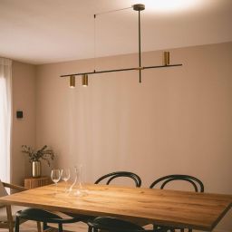 Abruzzo Cazzata lampa wisząca 3x20 W złota ABR-LWL-CAZZ-Z