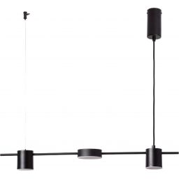 Abruzzo Gamorra lampa wisząca 3x18 W czarna ABR-LWL-GAM18W-C