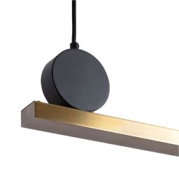 Abruzzo Cavalese lampa wisząca 1x14 W złota ABR-LWLCAV-14W