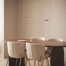 Abruzzo Jacob lampa wisząca 1x2,5 W złota ABR-LWLJ-3W-3000K