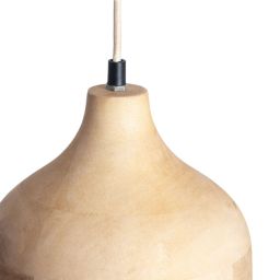 Abruzzo Fagioli lampa wisząca 1x40 W drewno ABR-LWMAN1