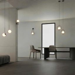 Abruzzo Milano lampa wisząca 1x20 W biała-czarna ABR-LWMR-E27