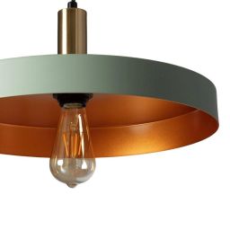 Abruzzo Dario lampa wisząca 1x20 W zielona ABR-LWO-DARIO-Z