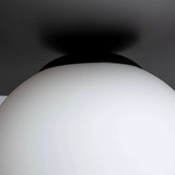 Abruzzo Rotonde lampa wisząca 1x40 W czarna ABR-LWO-RTO-E14