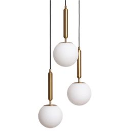 Abruzzo Palazzo lampa wisząca 3x20 W złota ABR-LWPAL-3XE27