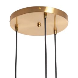 Abruzzo Palazzo lampa wisząca 3x20 W złota ABR-LWPAL-3XE27