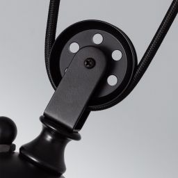 Abruzzo Monte lampa wisząca 3x36W czarny ABR-LWR-3XE27