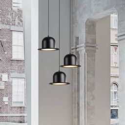 Abruzzo Retro lampa wisząca 1x20 W czarna-złota ABR-LWRH-E27