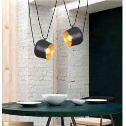 Abruzzo Spider lampa wisząca 1x20 W czarna ABR-LWRU-B