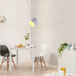 Abruzzo Spider lampa wisząca 1x20 W biała ABR-LWRU-W