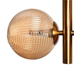 Abruzzo Sogno lampa wisząca 4x40 W bursztynowa ABR-LWS-4XG9