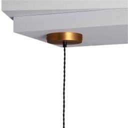 Abruzzo Baciata lampa wisząca 1x60 W bursztynowa ABR-LWS-A-BAC