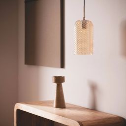 Abruzzo Slendore lampa wisząca 1x40 W bursztynowa ABR-LWS-A-SLN