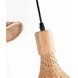 Abruzzo Boho lampa wisząca 3x20 W beżowa ABR-LWS-BH40-3XE27