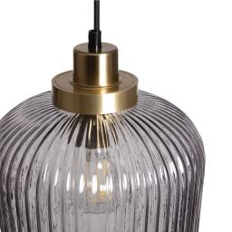 Abruzzo Niko lampa wisząca 1x20 W przydymiona ABR-LWS-C-NIK