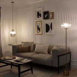 Abruzzo Niko lampa wisząca 1x20 W przydymiona ABR-LWS-C-NIK