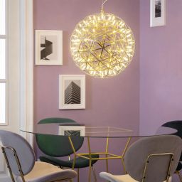 Abruzzo Maestro Sofia lampa wisząca 35W LED złoty ABR-LWS-Z-35W-WW