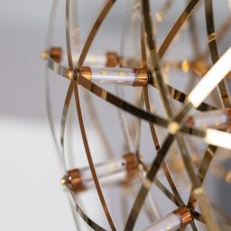 Abruzzo Maestro Sofia lampa wisząca 35W LED złoty ABR-LWS-Z-35W-WW