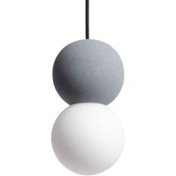 Abruzzo Duo lampa wisząca 1x15 W szary/popielaty ABR-LWSM-DIZZ4