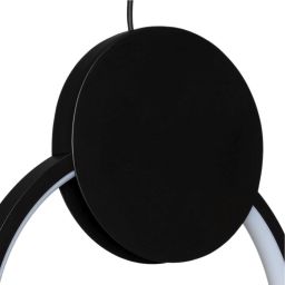 Abruzzo Totti lampa wisząca 1x10 W czarna ABR-LWTIT-C